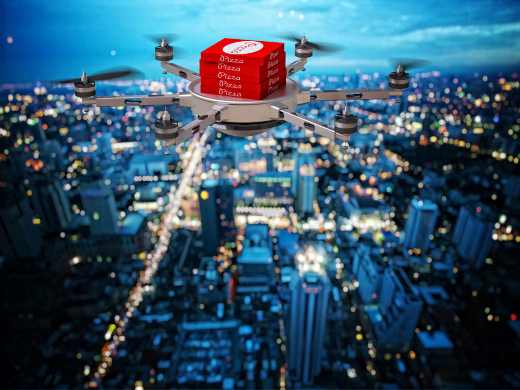 Pizza Delivery by Drone