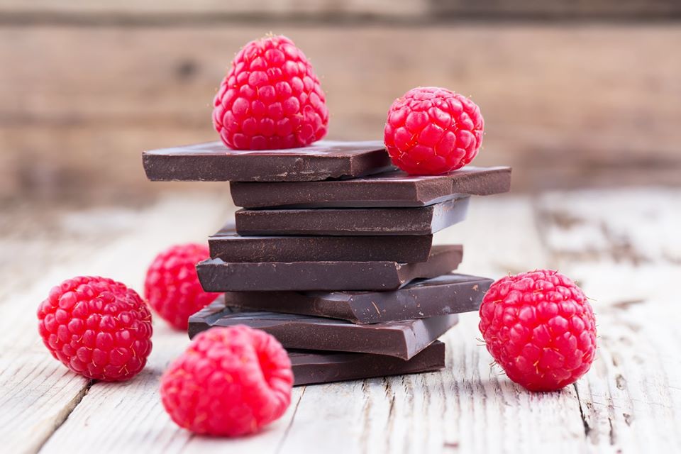 Dark Chocolate and Rasberries