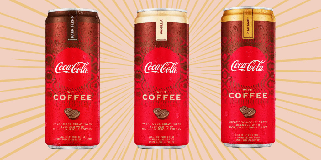 Coke Is Launching Coca Cola With Coffee In 3 Different Flavors In The U Coke Is Launching Coca Cola With Coffee In 3 Different Flavors In The U