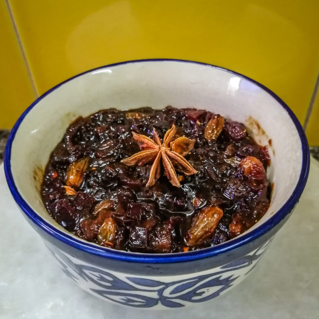 Plum and Raisin Chutney