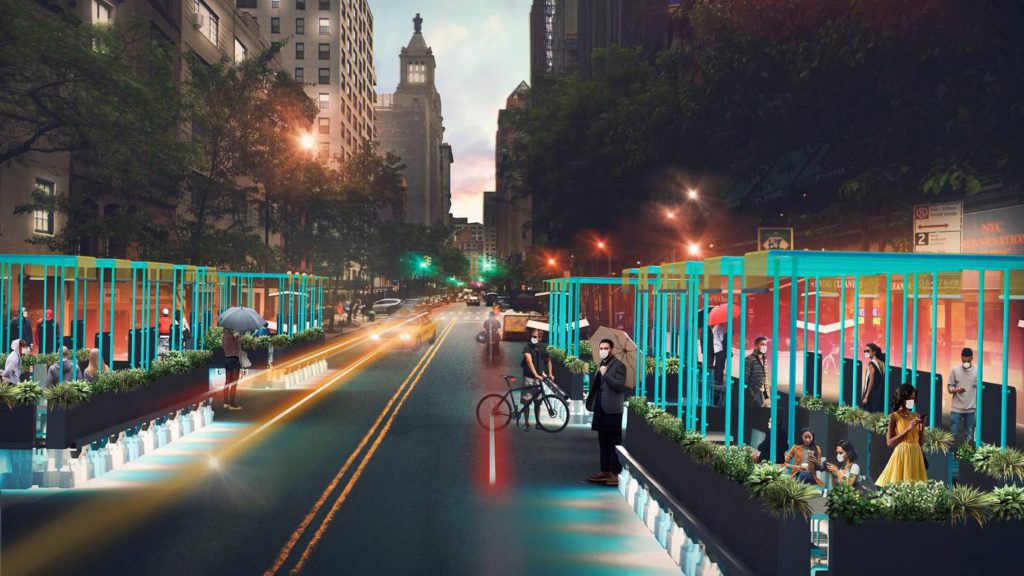 This Is What The Future Of Outdoor Dining In NYC Could Look Like