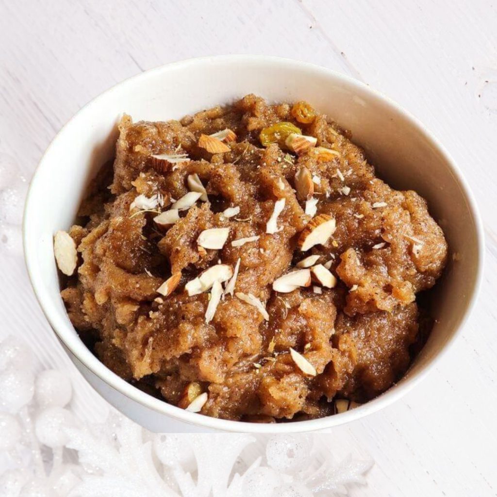 water chetnut halwa