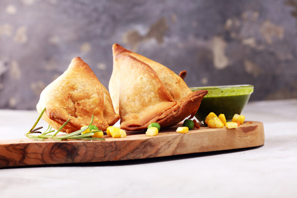 fried samosas