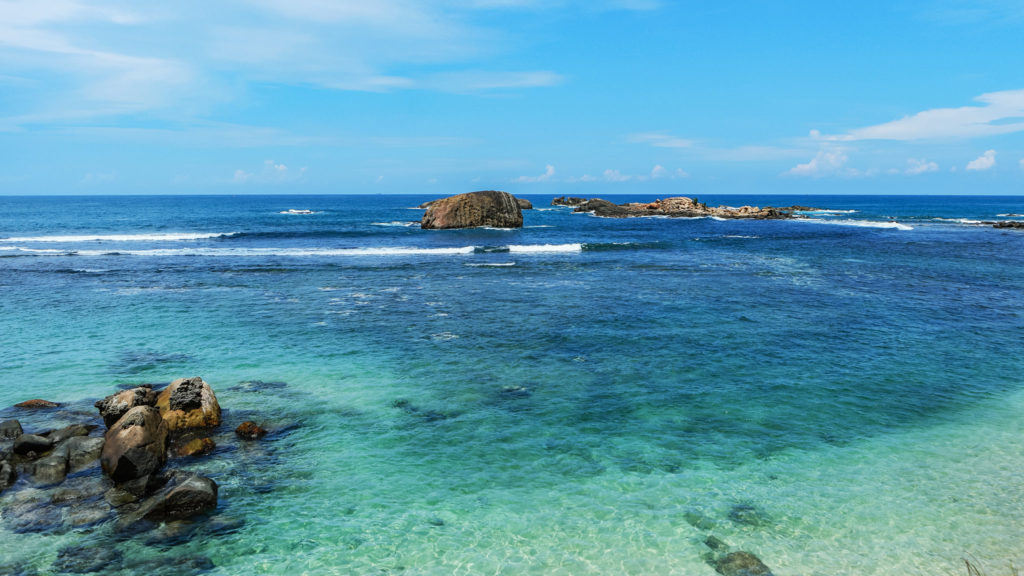 Bay of Galle on the southwest coast of Sri Lanka