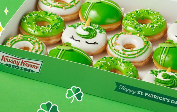 Krispy Kreme Is Handing Out Free St. Patrick's Day Donuts Today and Tomorrow