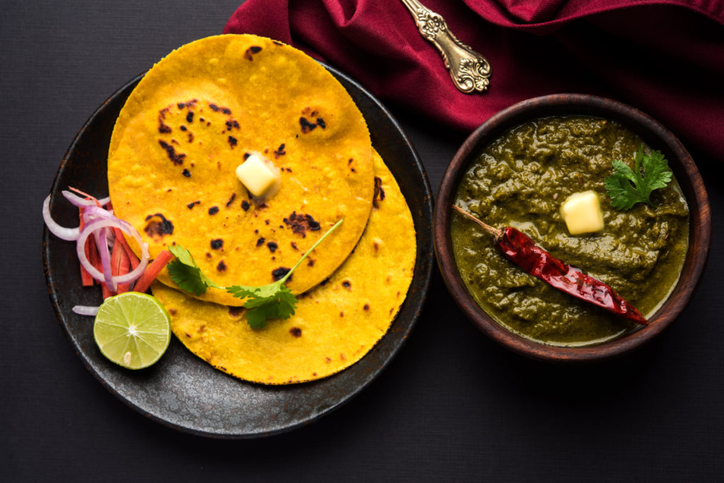 Makki ki roti and sarson ka saag