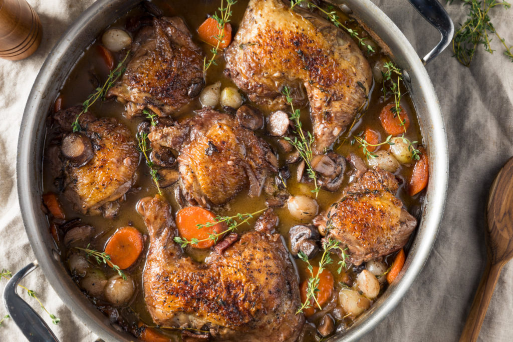 Traditional French Coq au Vin