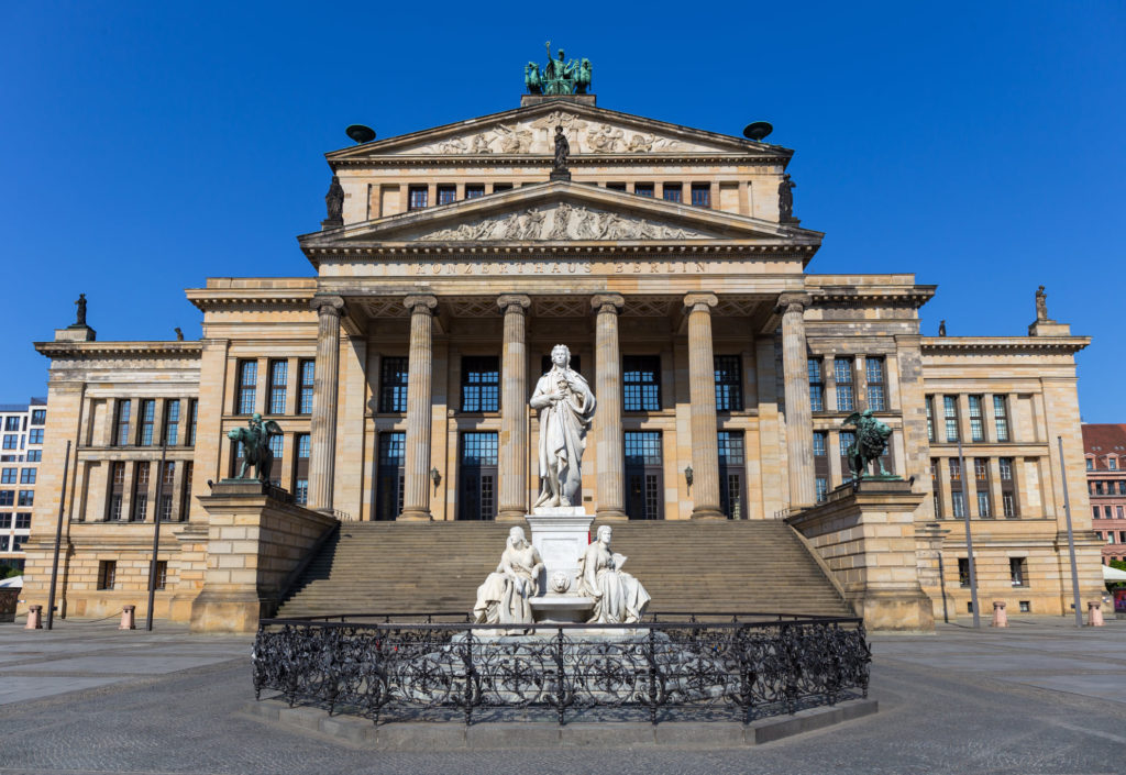 Concert hall at the Gendarmenmarkt, Berlin