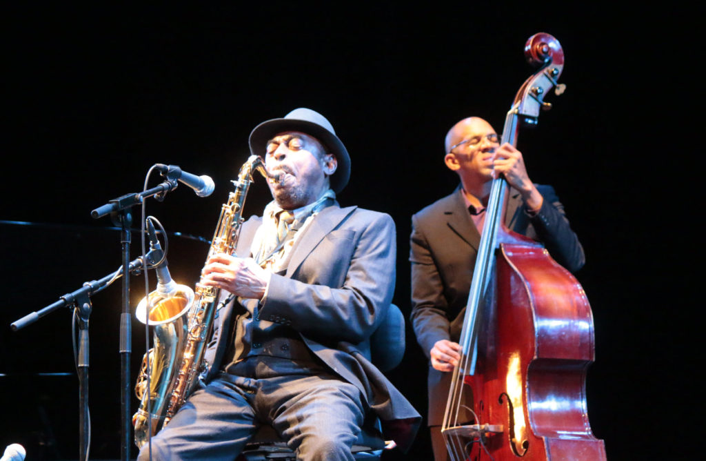 Archie Shepp, Darryl Hall - concert of the "Archie Shepp Quartet" Jazzfest Berlin.