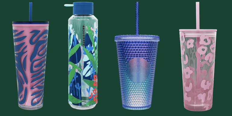 Starbucks Has New Jungle-Inspired Reusable Cups For The Summer