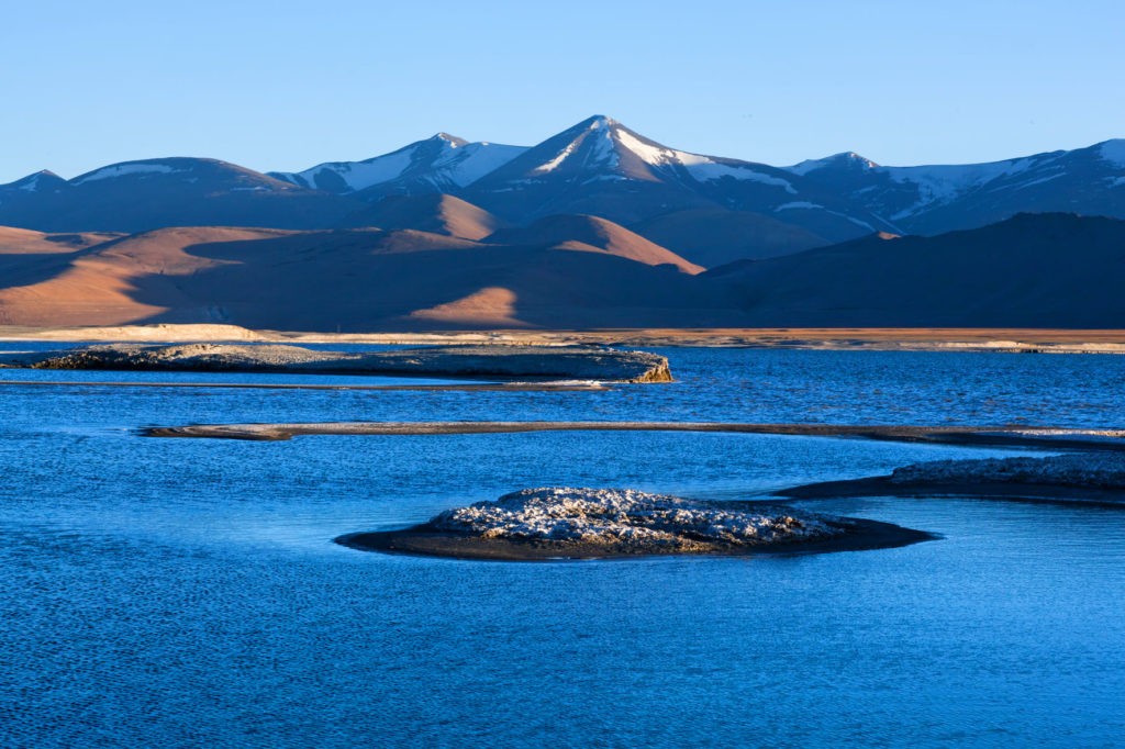 Tso Kar salt water lake in Ladakh