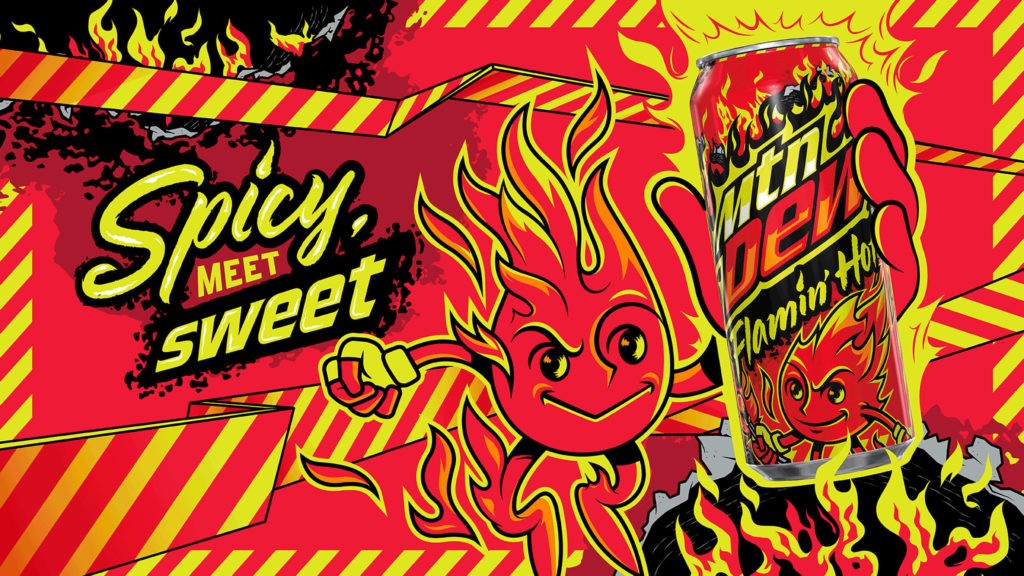 Mountain Dew Has A New Flamin’ Hot Soda