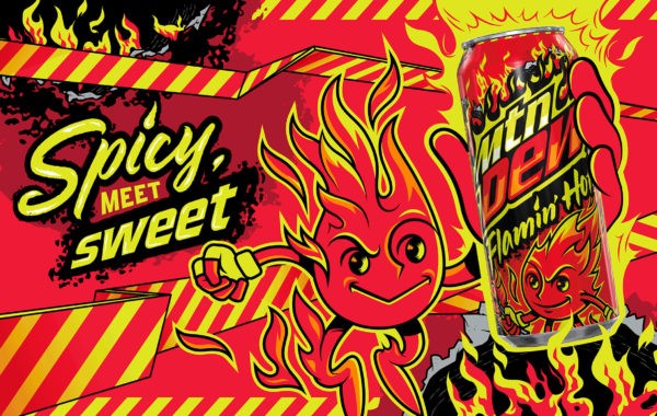 Mountain Dew Has A New Flamin’ Hot Soda