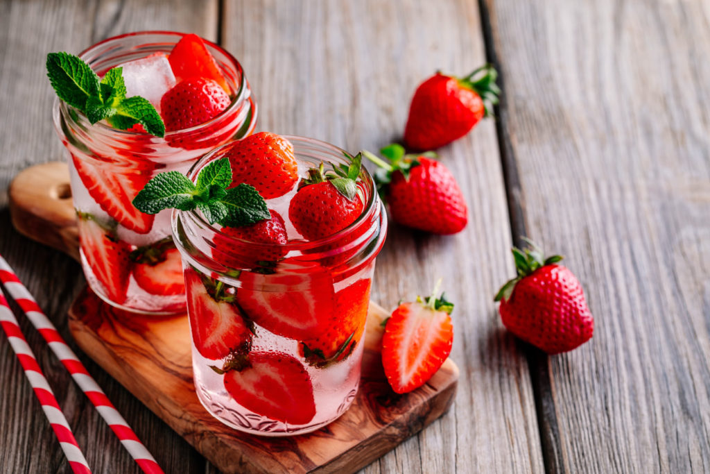 Strawberries + Vodka