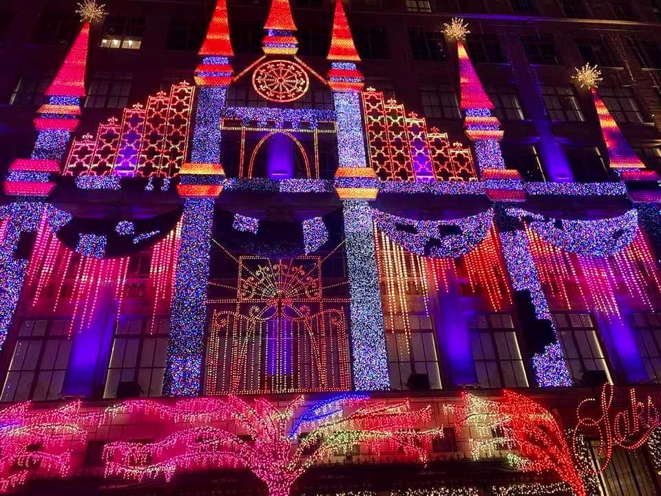 Saks Fifth Avenue celebrates its annual holiday window & light show