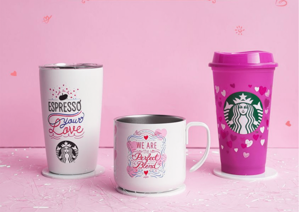 Starbucks’ Valentine’s Day Line Is In Stores