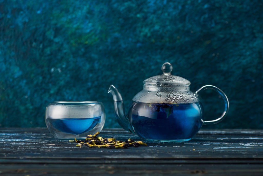 Organic blue tea Anchan, Clitoria, Butterfly Pea