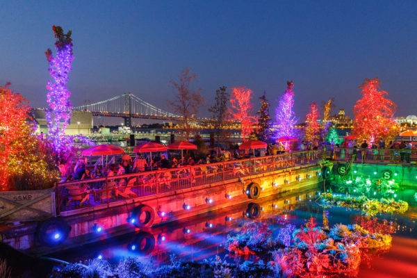 SSHP Floating Barges at Night photo credit Matt Stanley