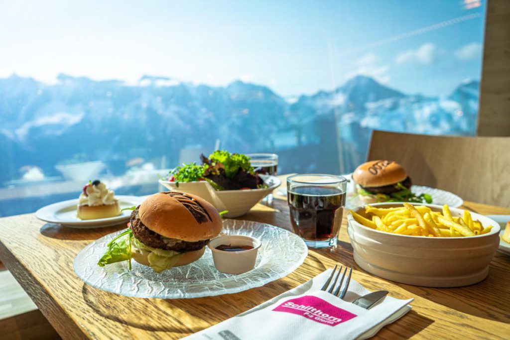 lunch in the 360° restaurant