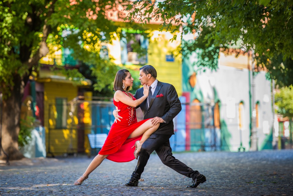 Argentine,Tango,Couple,Posing