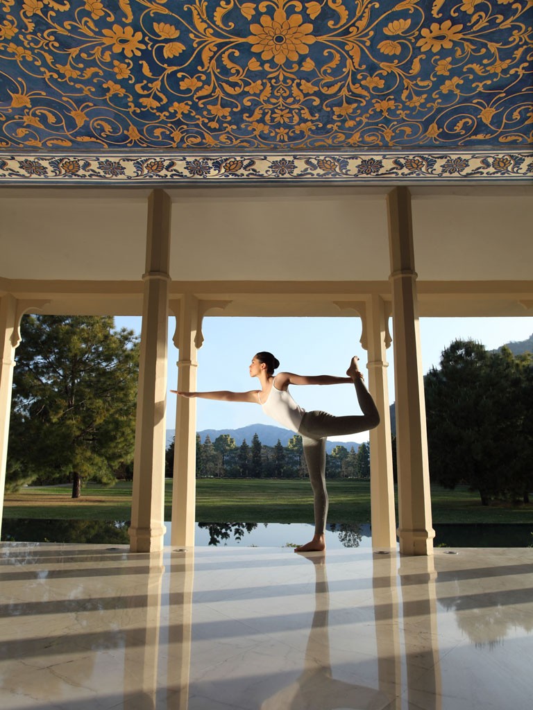 At Ananda in the Himalayas, yoga and therapies take care of the aching body, while meditation and Vedanta lectures are encouraged for mental health building. Photo courtesy: Ananda in the Himalayas