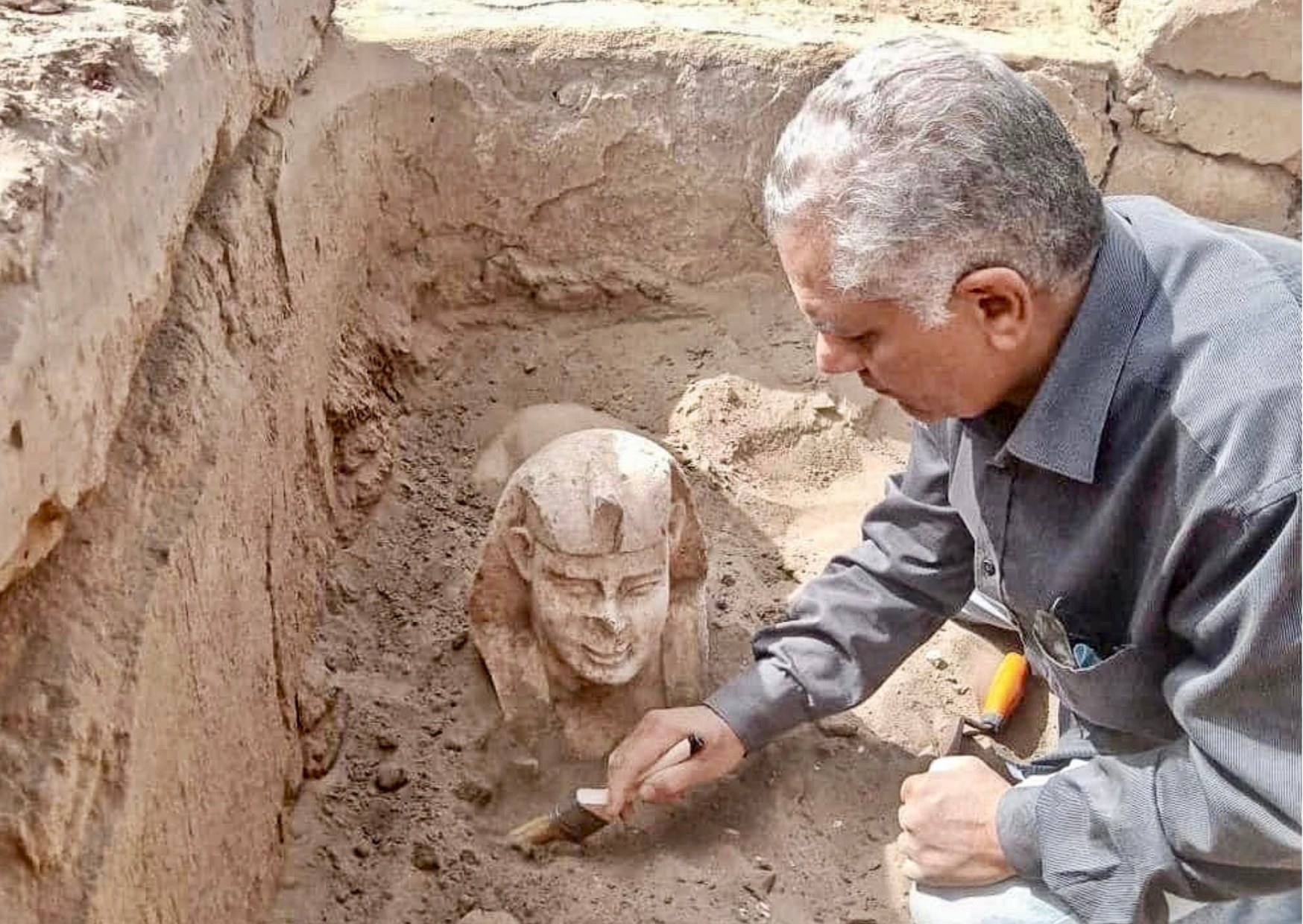 News at 9 Smiling Sphinx statue discovered in Egypt, A cruise ship