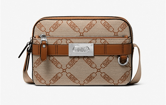 Hudson Empire Logo Jacquard Utility Crossbody Bag