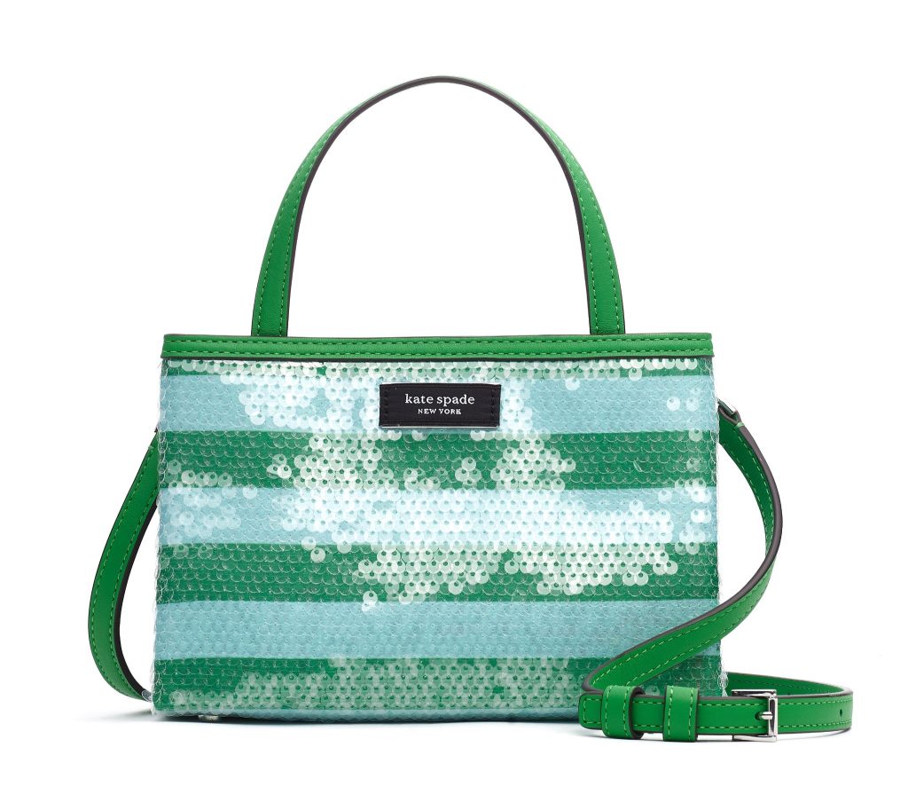 Sam Icon Seaside Stripe Sequin Mini Tote