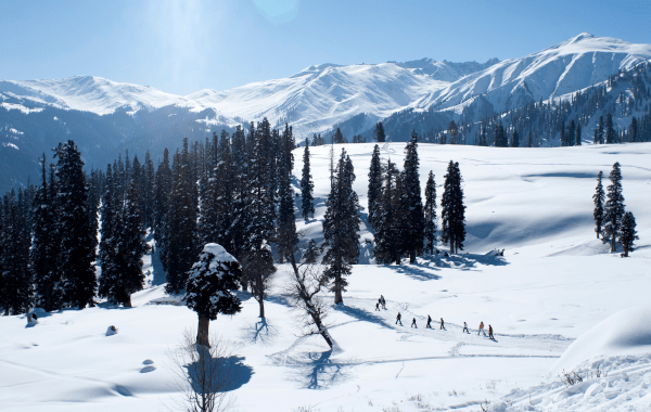 Gulmarg Receives Season’s First Snowfall, Turns Into A Winter Wonderland