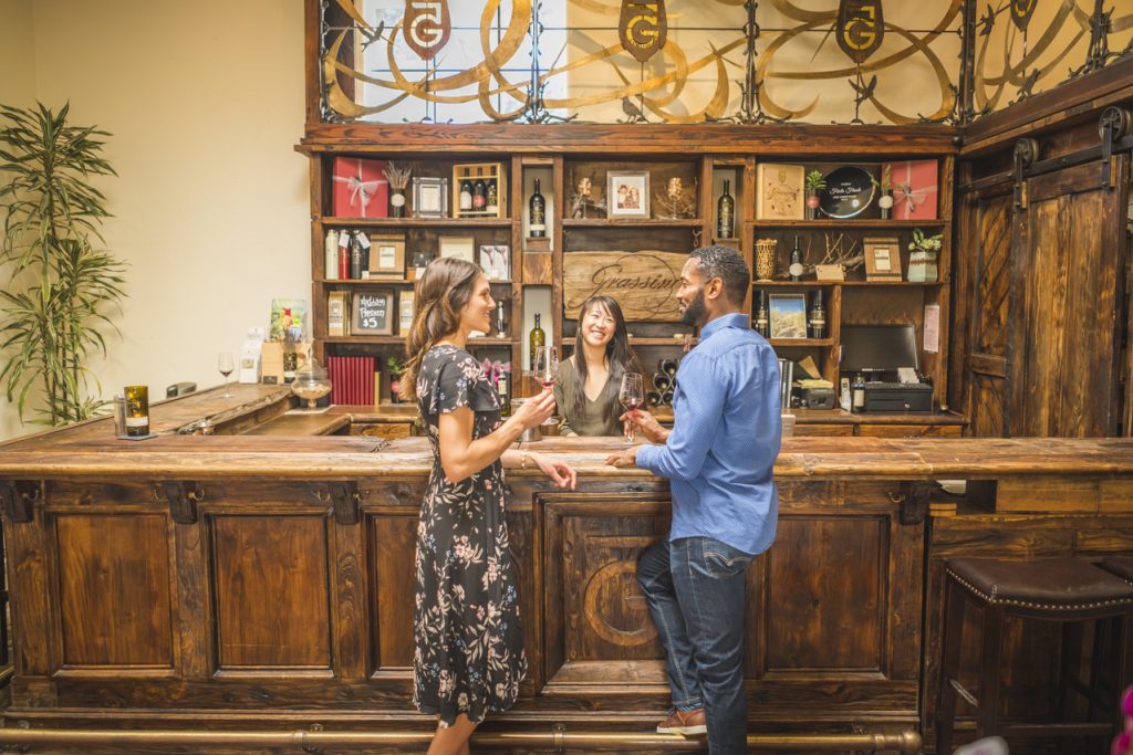 Santa Barbara wine tasting, Santa Barbara, California , Grassini Family Tasting Room. Photo By: Visit California/David Collier