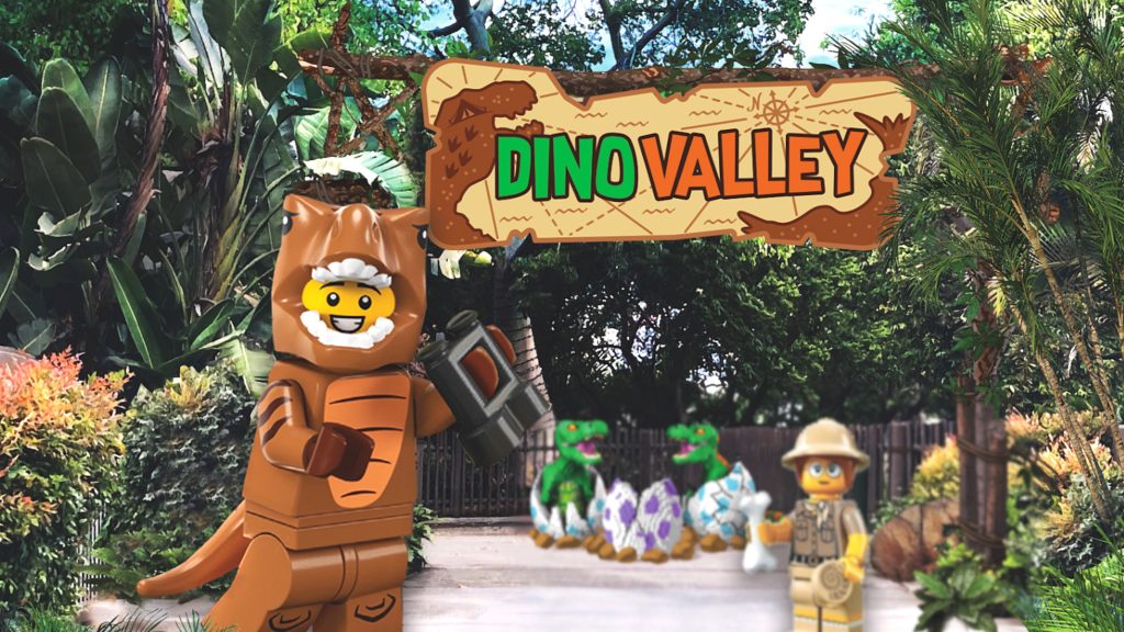 Dino Valley at LEGOLAND California Resort Rendering 3