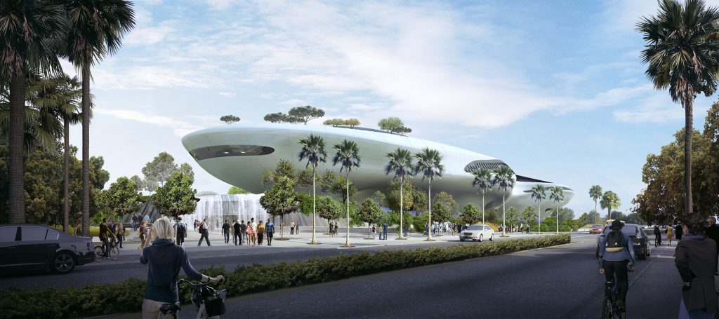 Lucas Museum of Narrative Art rendering, courtesy of the Lucas Museum of Narrative Art
