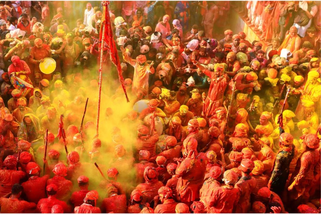 Holi in Mathura Vrindavan