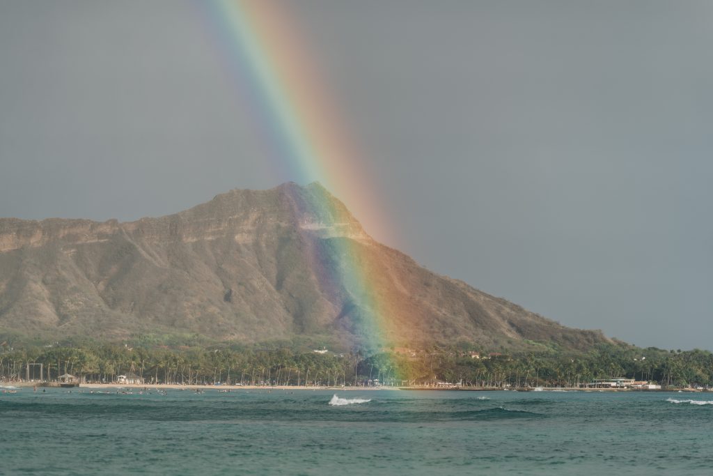 Rainbow over Diamond Head