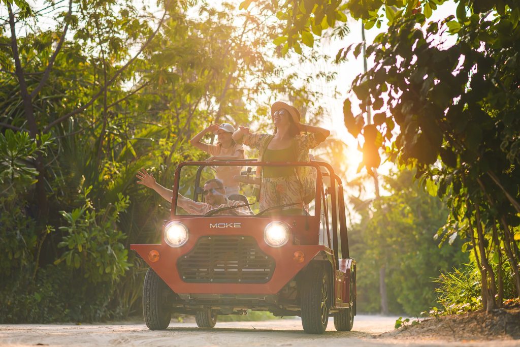 MOKE (electric beach car) rides