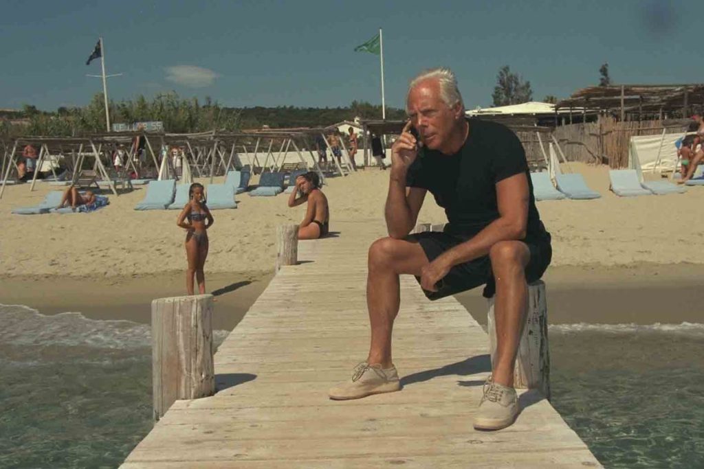 Every summer, Giorgio Armani retreated on a six-week journey shaped by ritual and rhythm. Photo: Elisabeth Andanson / Getty”