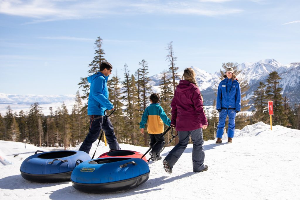 Mammoth Lakes Snow Tubing.
