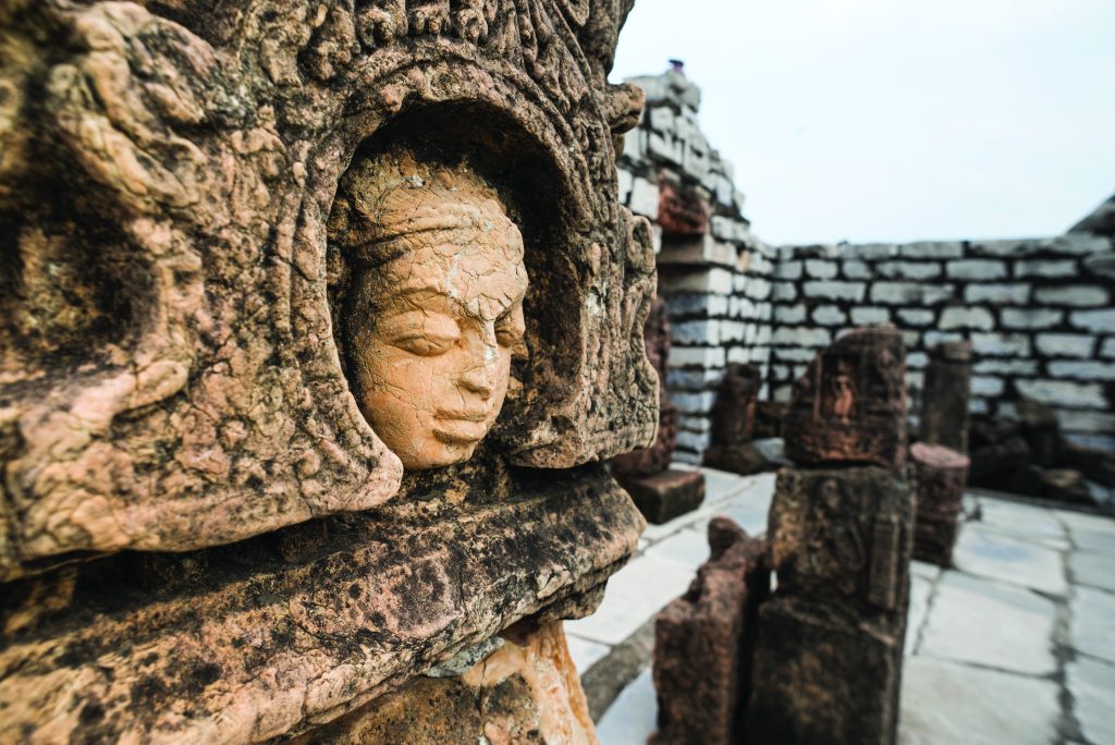 Stone carving