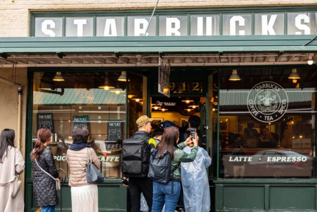 Starbucks at Pike Place. Photo: Shutterstock
