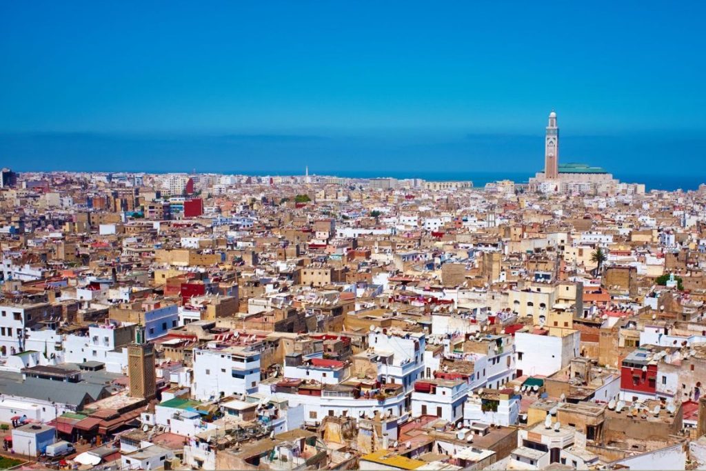 Old Medina and Hassan II mosque in Casablanca.Photo: Getty Images / Tuul & Bruno Morandi